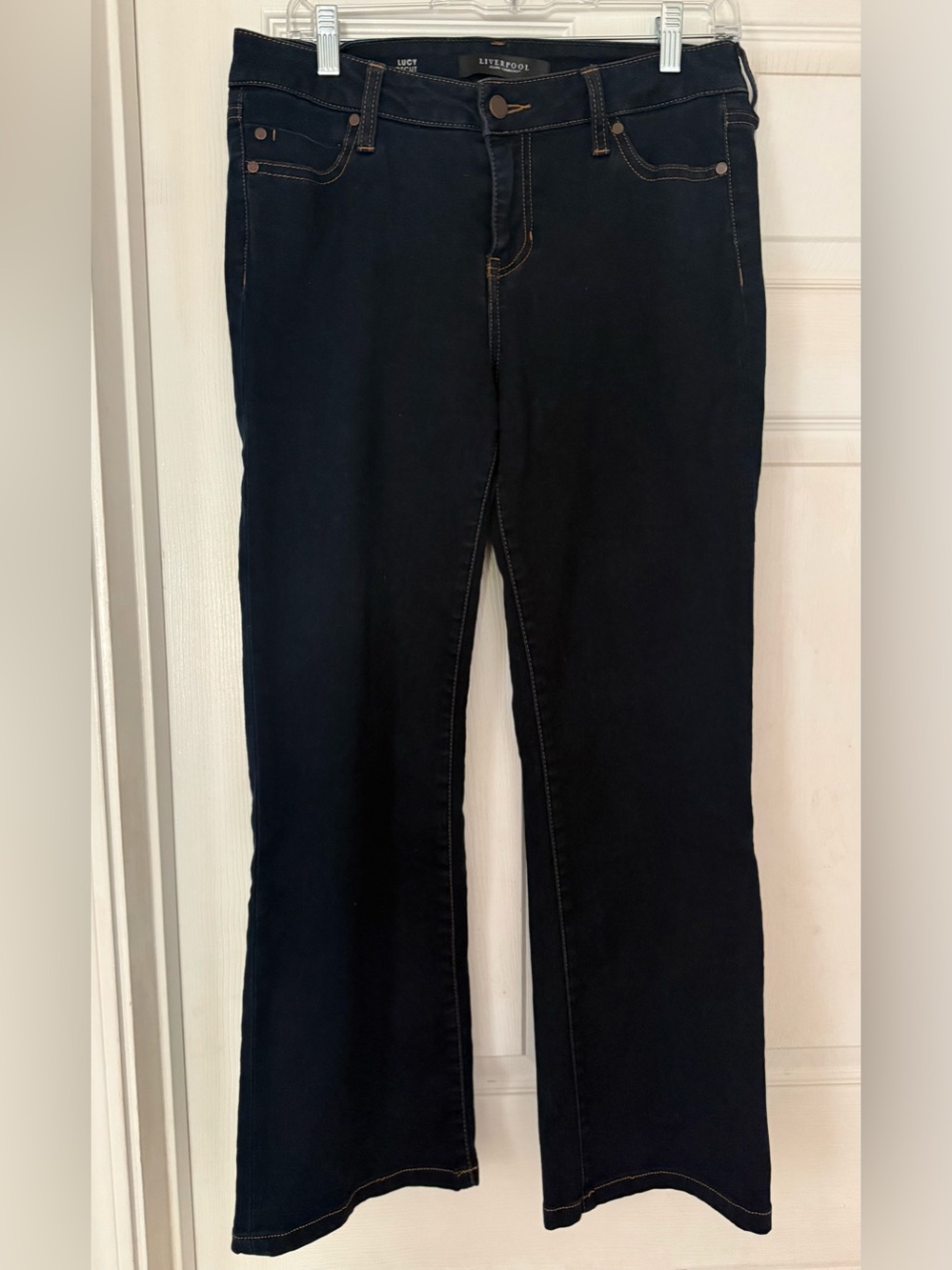Liverpool Bootcut Jeans in Dark Blue Sz 10/30
